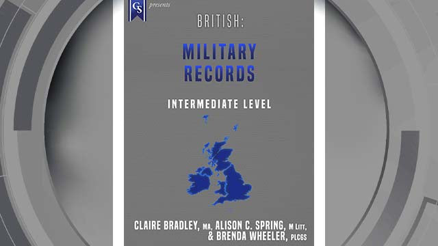 Course Enrollment: BR-201 British: Military Records