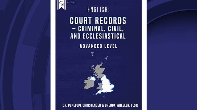 Course Enrollment: EN-304 English: Court Records-Criminal, Civil and Ecclesiastical