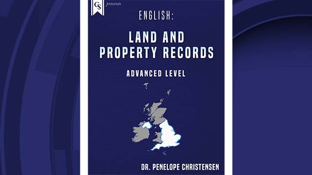 Course Enrollment: EN-303 English: Land and Property Records