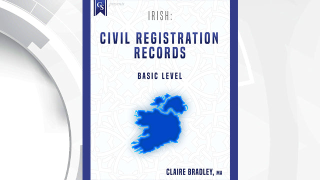 Course Enrollment: IR-105 Irish: Civil Registration