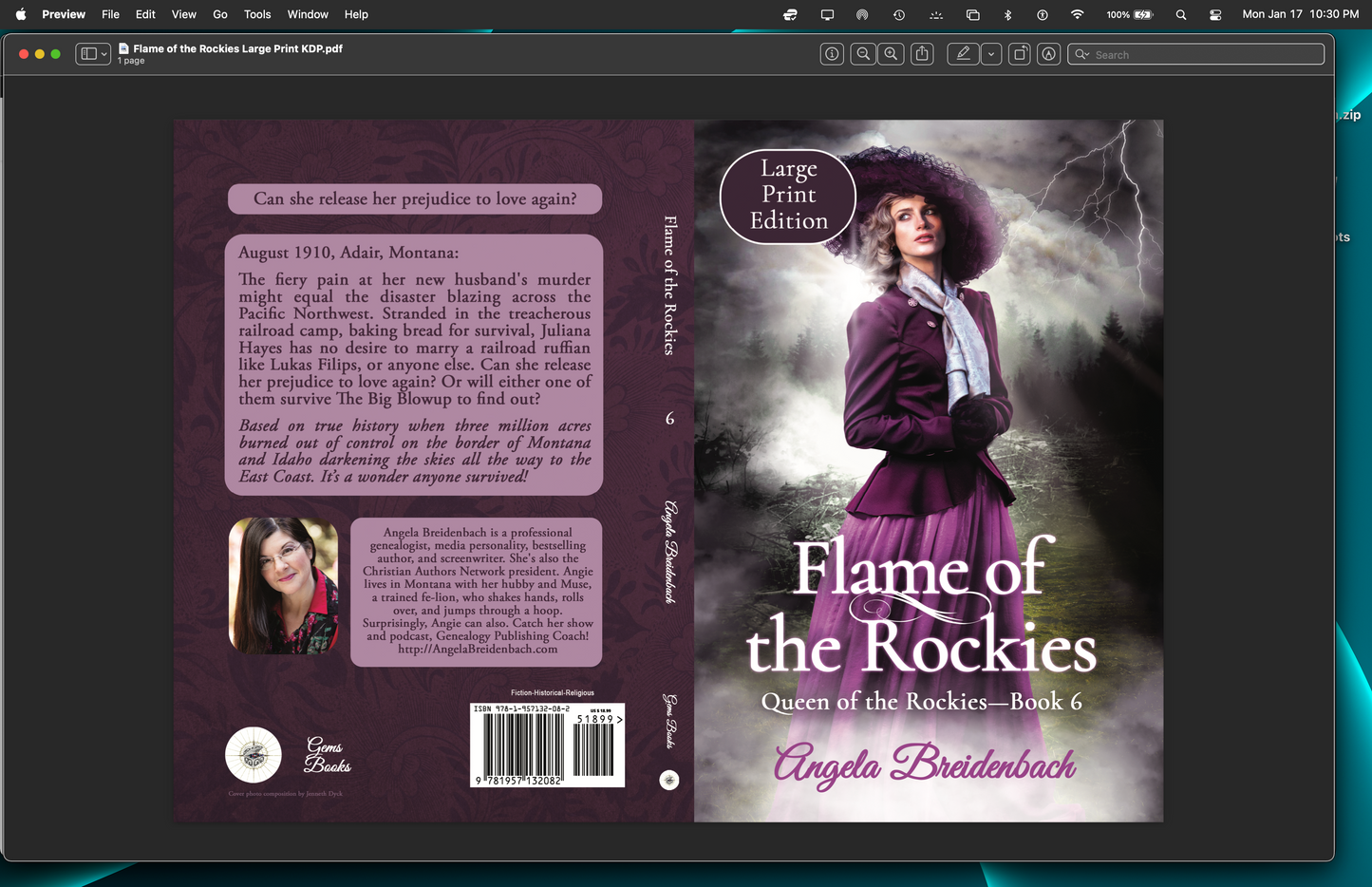 Flame of the Rockies, Book 6, Queen of the Rockies Series