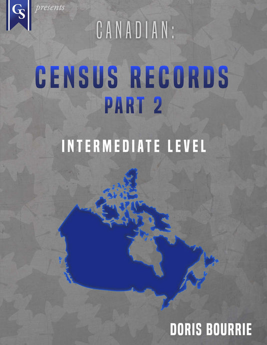 Printed Course Material-Canadian: Census Records-Part 2