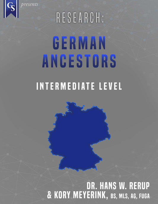 Printed Course Material-Research: German Ancestors