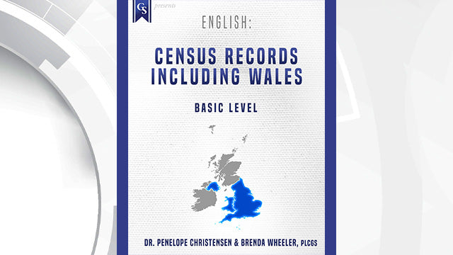 Course Enrollment: EN-101 English: Census Records Including Wales