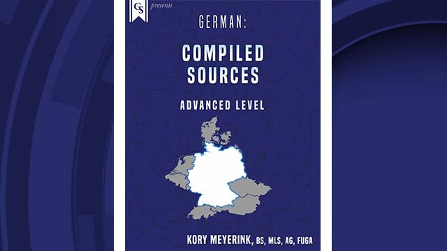 Course Enrollment: GR-303 German: Compiled Sources