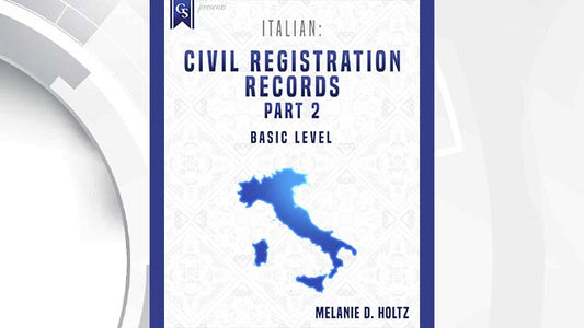 Course Enrollment: IT-104 Italian: Civil Registration Records-Part 2