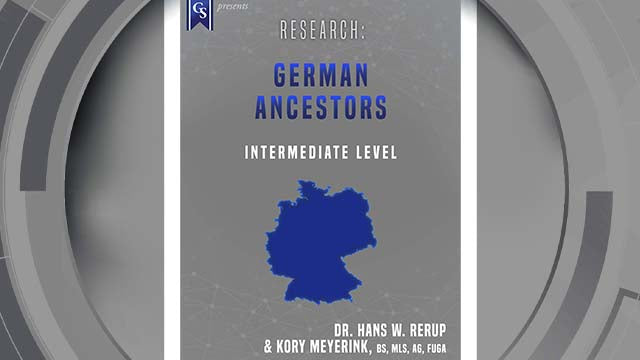 Course Enrollment: EL-EU-208 Research: German Ancestors