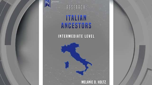 Course Enrollment: EL-EU-210 Research: Italian Ancestors